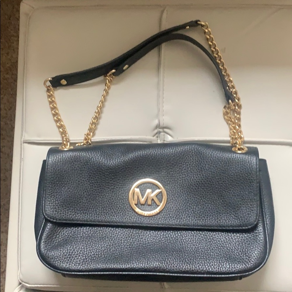 Black leather Michael Kors bag